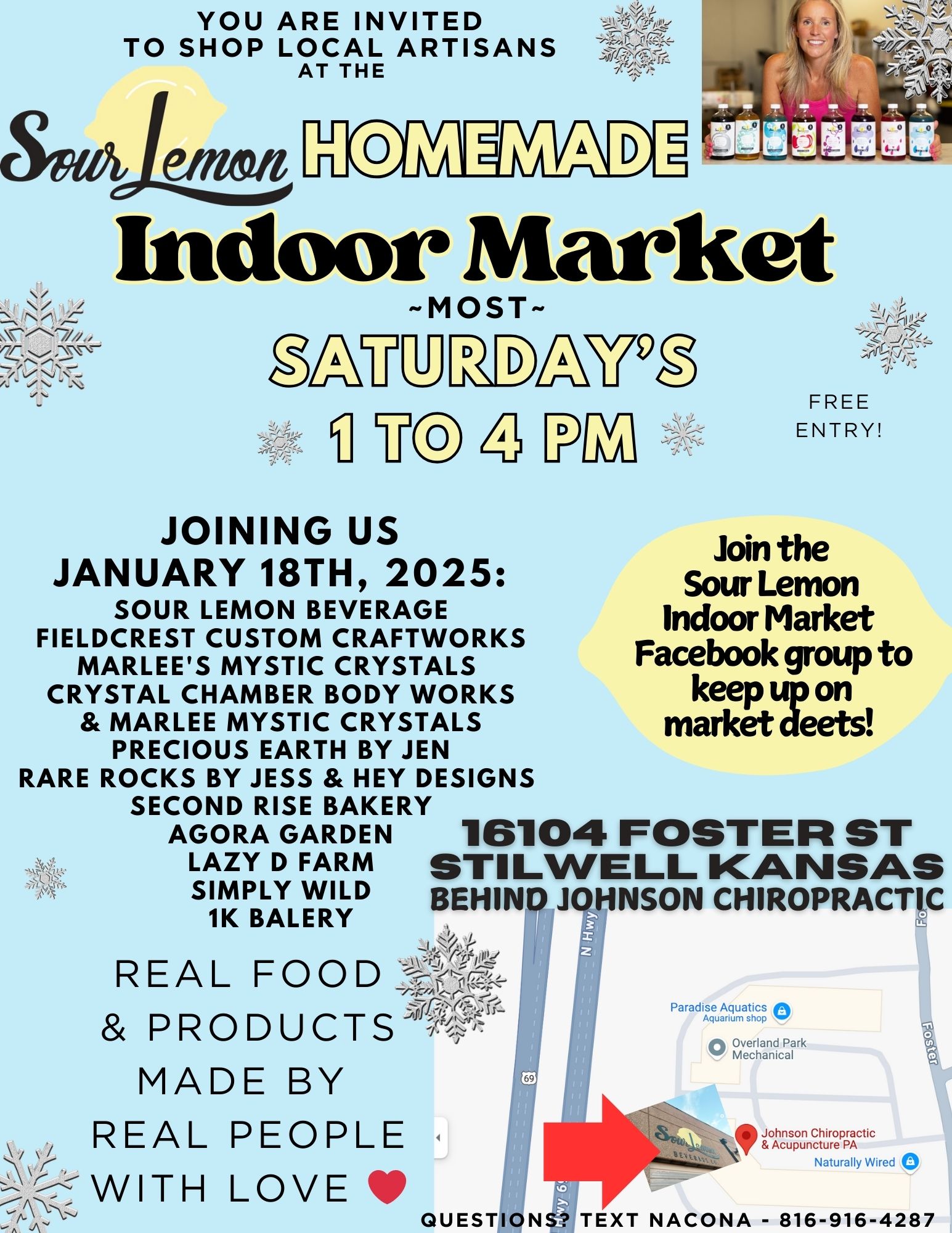 Sour Lemon Indoor Market open invitation to local artisans