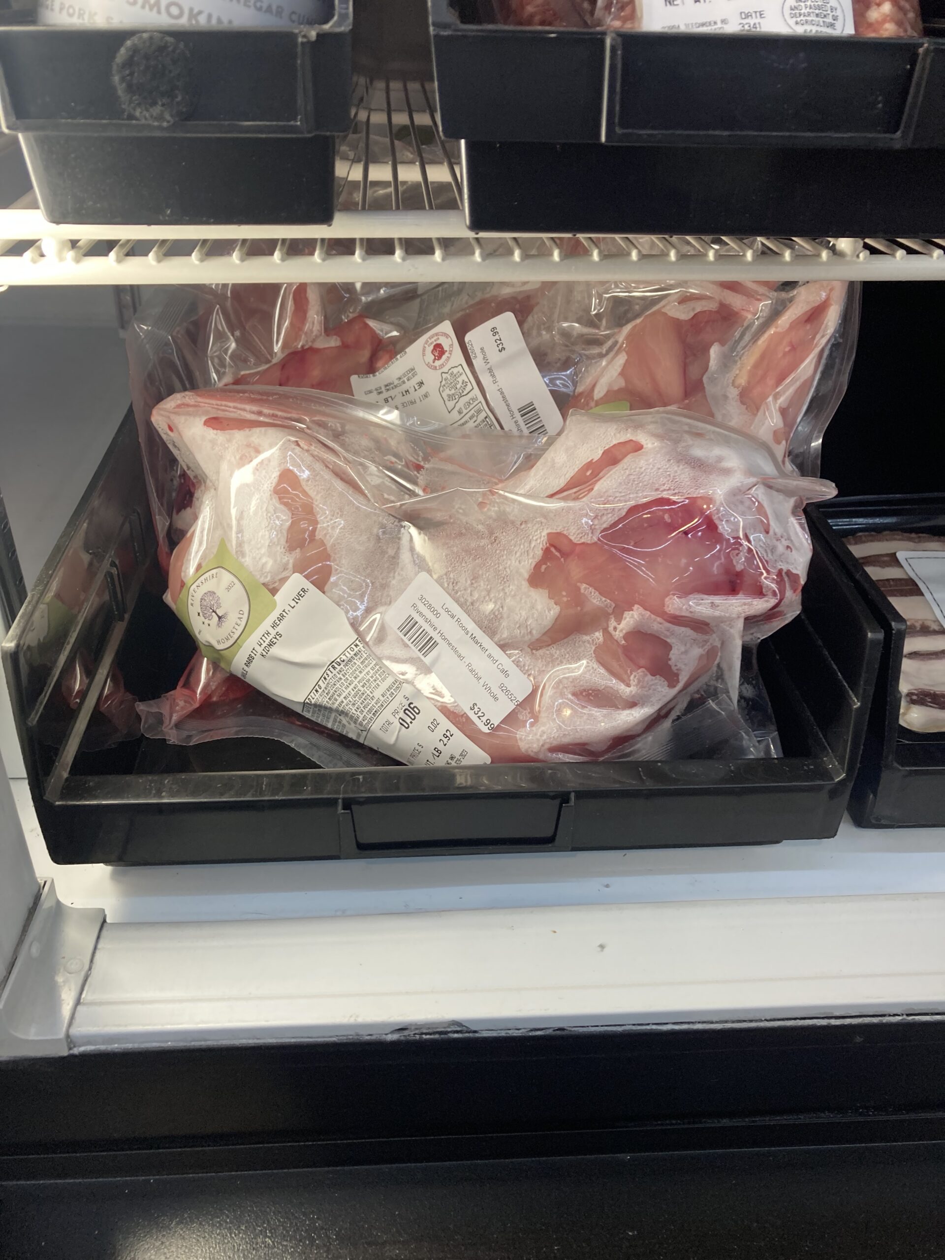 Whole Frozen Rabbit